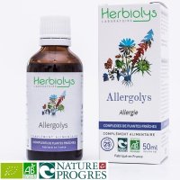 【ジェモレメディ】BIOアレルゴリス・花粉症やアレルギーケアに 50ml (複合植物) Herbiolys / エルビオリス