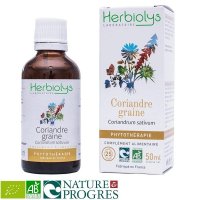 BIOコリアンダー種子 マザーティンクチャー 消化補助に 50ml Herbiolys / エルビオリス